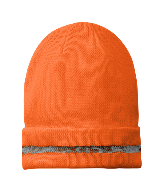 CS800 | CornerStone® - Enhanced Visibility Beanie with Reflective Stripe